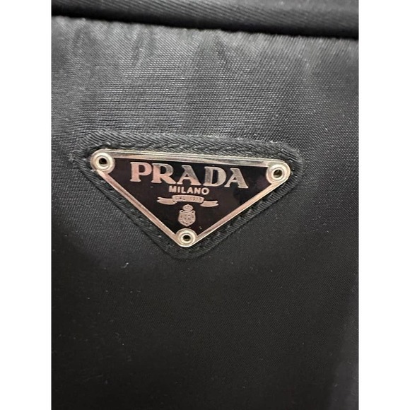 Vintage Prada Tessuto Nylon Handbag Large Lock/Key Sport Authenticity Card - Picture 3 of 10